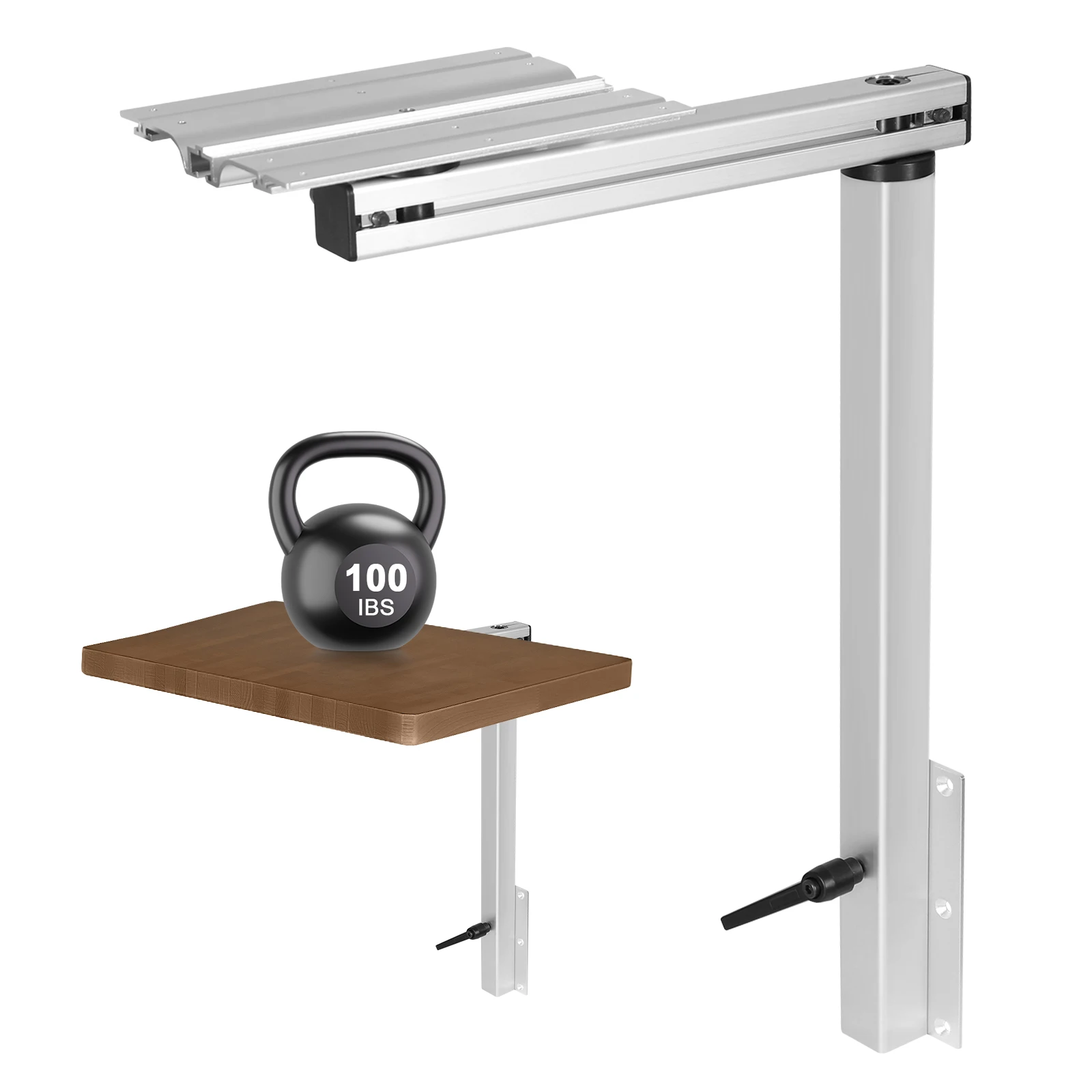 

Height Adjustable RV Table Leg Bracket 360 Degree Rotation Post Base Bracket for Caravan Yachts Easy To Install 100IBS