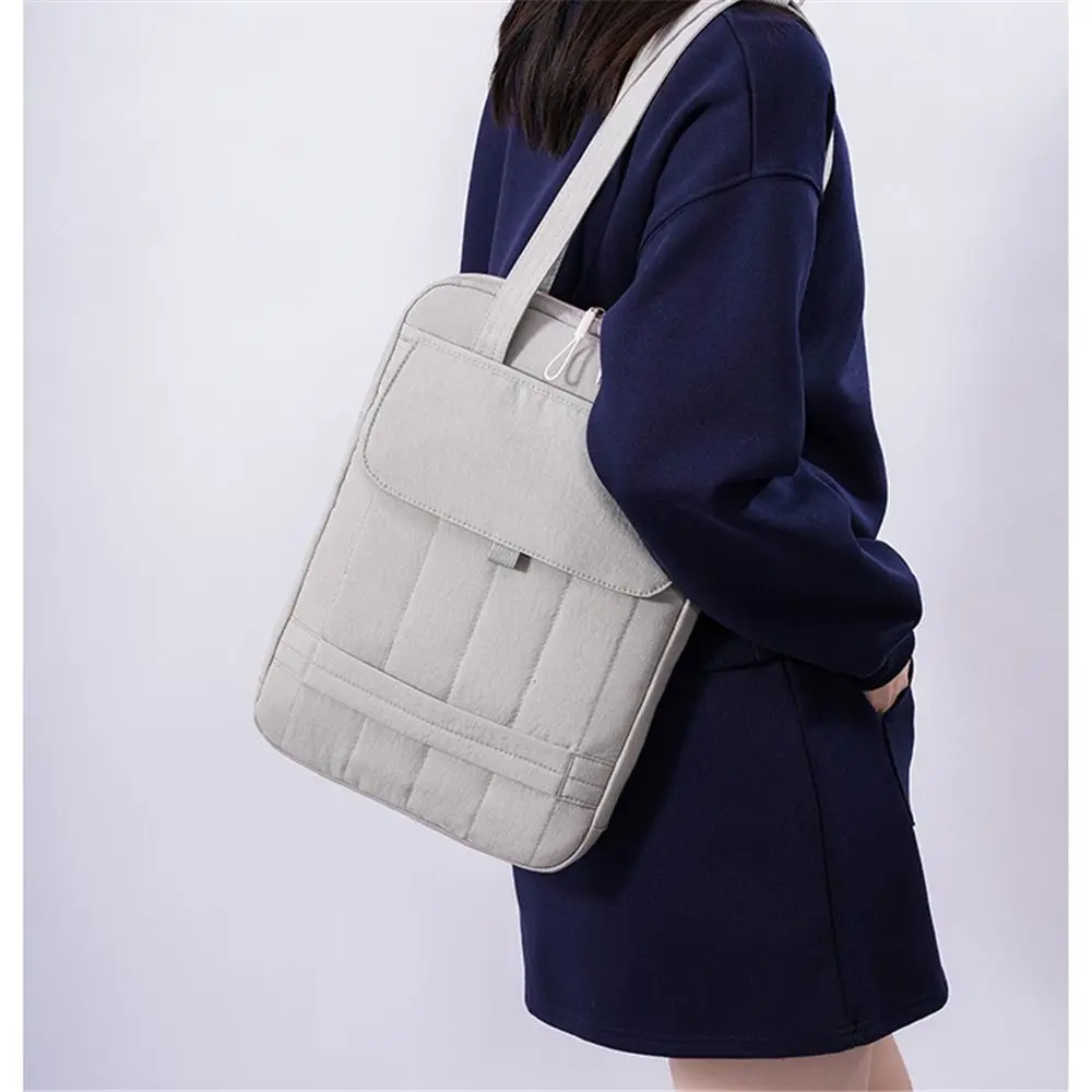 13.3 14 15 Inch Versatile Laptop Bag One-Shoulder Handheld Canvas Tote Bag Business Briefcases for Lenovo Dell Laptop Commute 가방