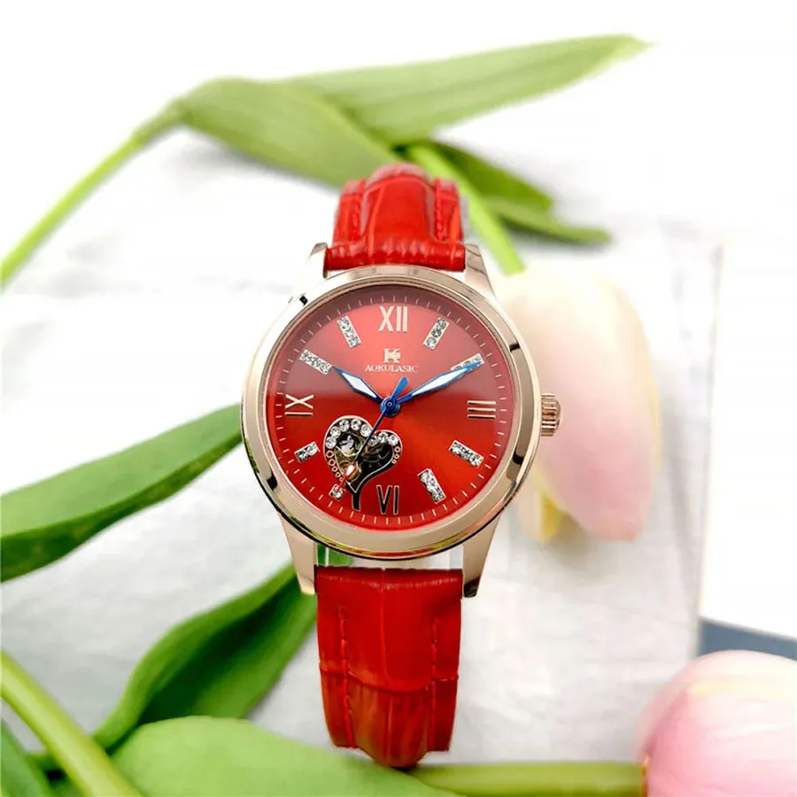 Mechanical Watches Luxury Brand Mechanical Watch For Women Fashion Dress Business Ladies Luminous Waterproof Clock Reloj Mujer