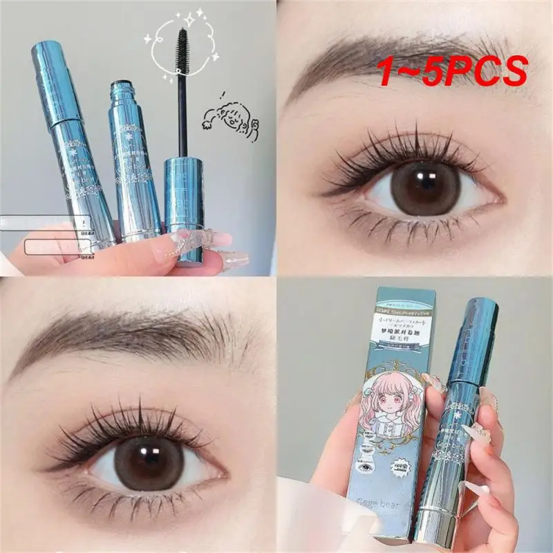 1~5PCS Mascara Tight Fit Water Proof Curling Mascara Waterproof Mascara Volumizing Mascara Clearly Rooted Black