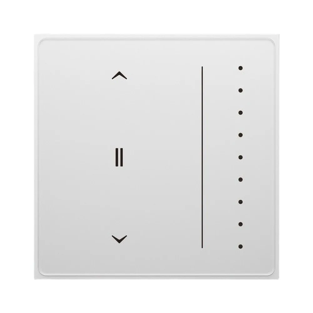 Smart Curtain Switch Built on For Zigbee Standard with Touch Sensitivity and Adjustable Backlight for Alexa Compatibility