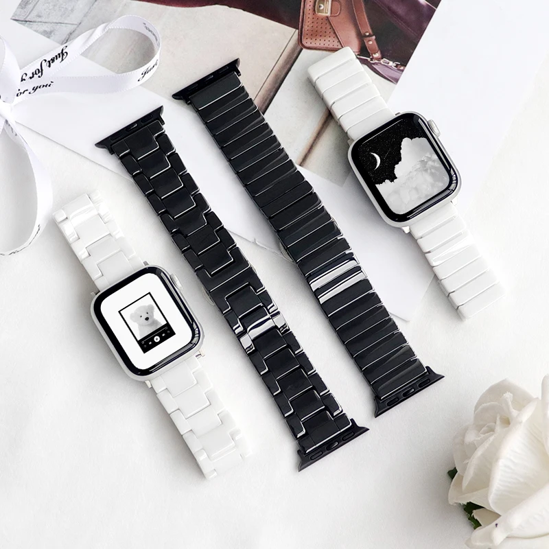 

Для Apple Watch 8 45 мм 49 мм поколение SE2 Watch 4 зеркальная керамика S7/6 40 мм 41 новый бренд для мужчин и женщин 44 Премиум