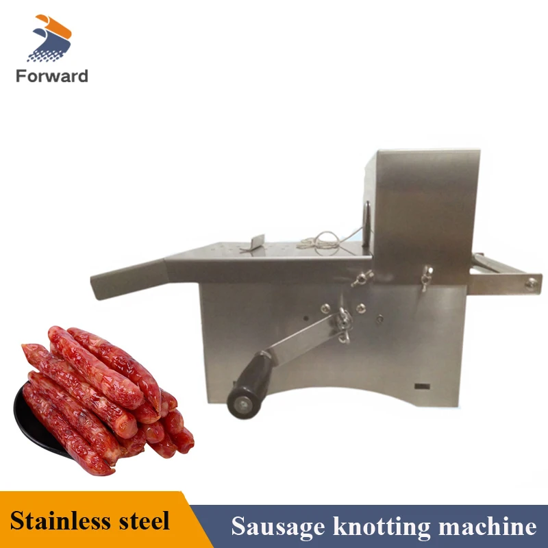 Hand Rolling Sausage Tying Machine / Sausage Knot Binding Machine Stainless Steel Small Size Home Use