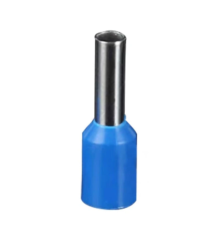 Jointly insulated tubular terminal, needle type terminal, wrapped round tube cold pressed terminal ENV0506 European tubular