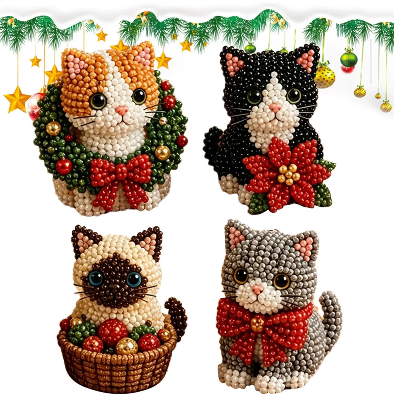 Beaded Animal Kit With Instructions Cute Making Interactive Crafts Tiny 3d Beaded Animal DIY Kit For Kids Boys Girls Family
