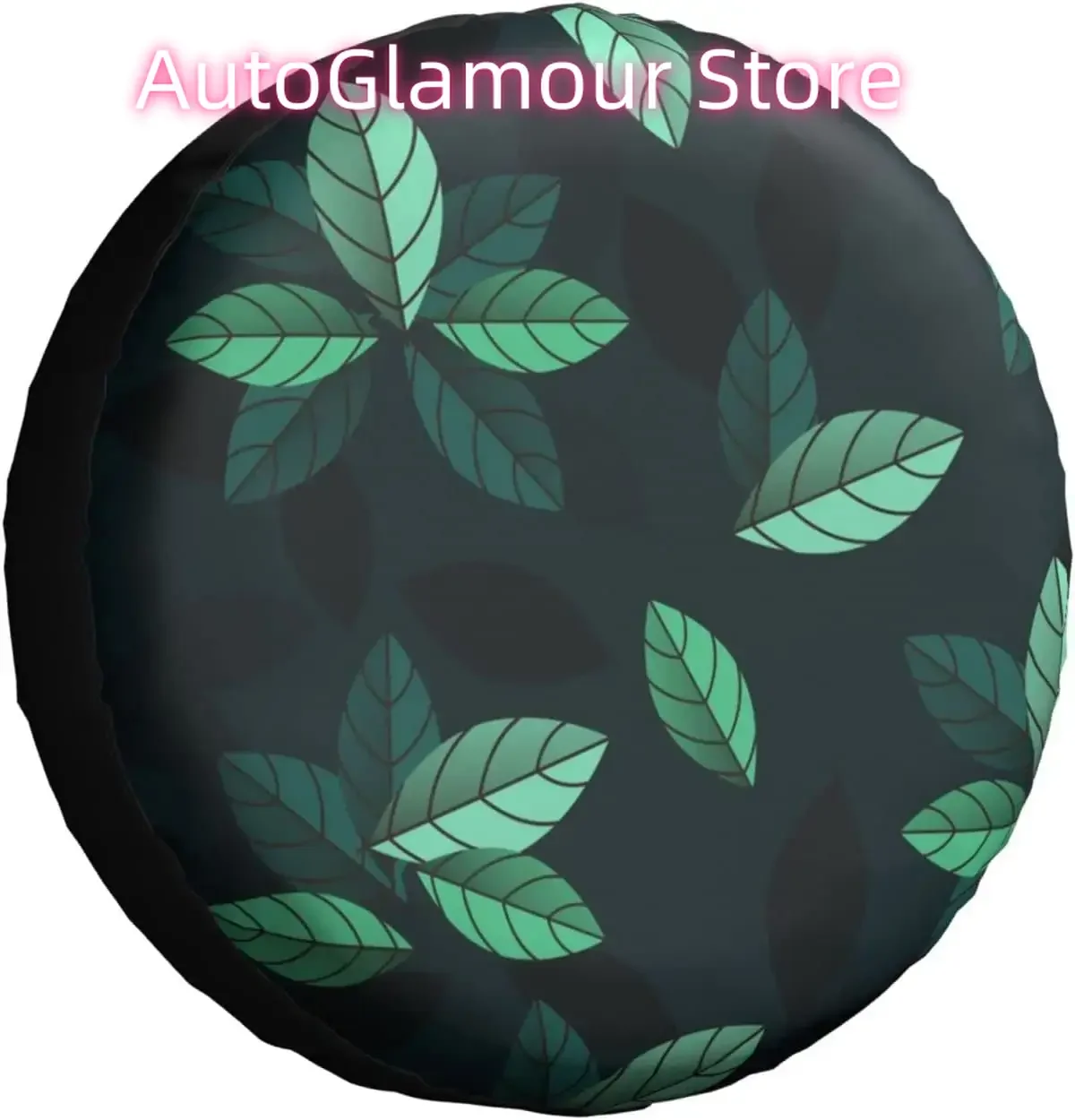 

Spare Tire Cover Universal Tires Cover Simple Green Leaves Car Tire Cover Wheel Weatherproof and Dust-Proof UV Sun Tire