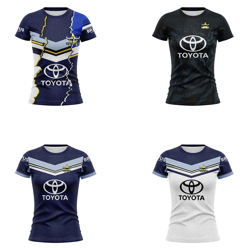 

NRL 2024 Alternative Training Women's Edition - North Queensland Denim - Adult - Dynasty/High Quality Multiple Styles