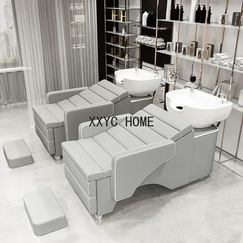 

Simples Shampoo Chair Reclining Professional Sink Stylist Hairwash Bed Head Spa Cama De Champu Equipment Furniture
