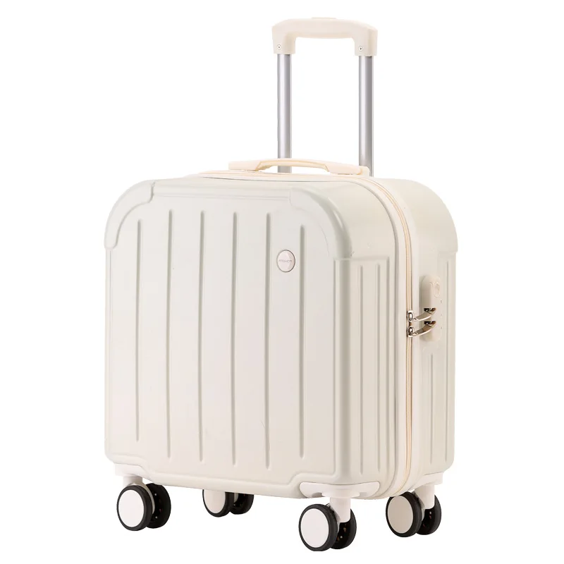 Small Suitcase, Light Carry-on Suitcase, 18 Inch Trolley Suitcase for Men and Women, Students