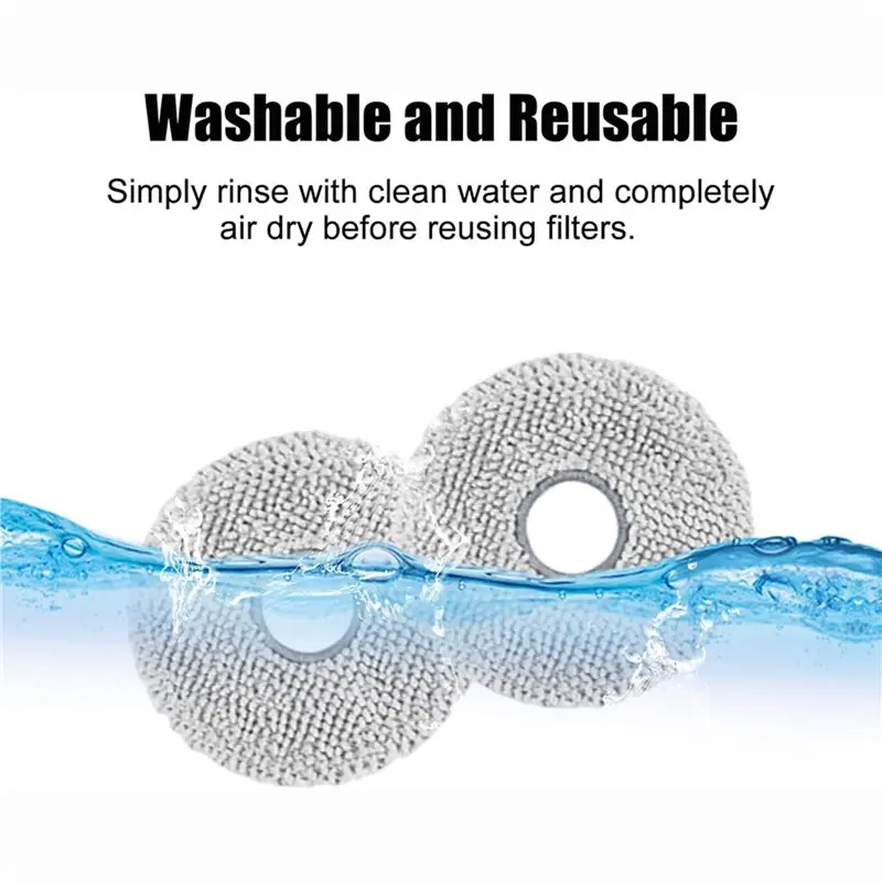 EMECE-2 مجموعة ملحقات عدة ل Ecovacs Deebot T50 Max T50 Pro T50 Omni T50 Pro Omni T50 Max Pro ممسحة منصات أكياس الغبار