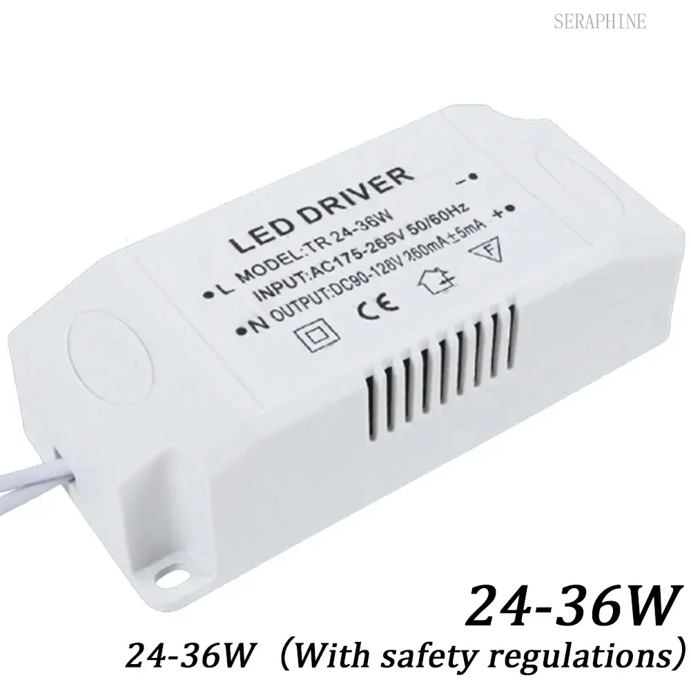 Electronic Current Transformer Constant External Supply Power with Regulations Safety 260mA 24-36W Driver LED Ceiling Light