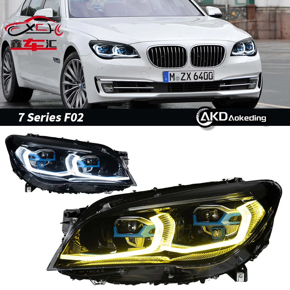 

Автомобильные фары для BMW F02 2013-2015, светодиодные фары G12, дневные ходовые огни, сигнальные линзы, проекторы, автомобильные аксессуары