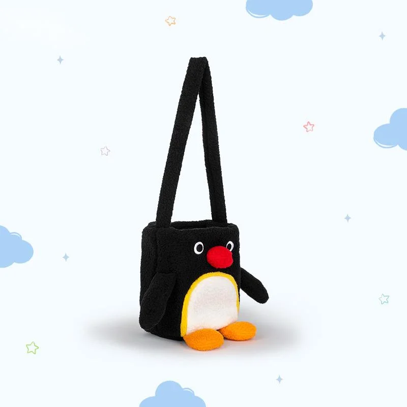 Pingu плюшевый рюкзак с мультяшными милыми животными плюшевые игрушки мягкие набивные животные сумка через плечо для детей девочек Подарки на день рождения