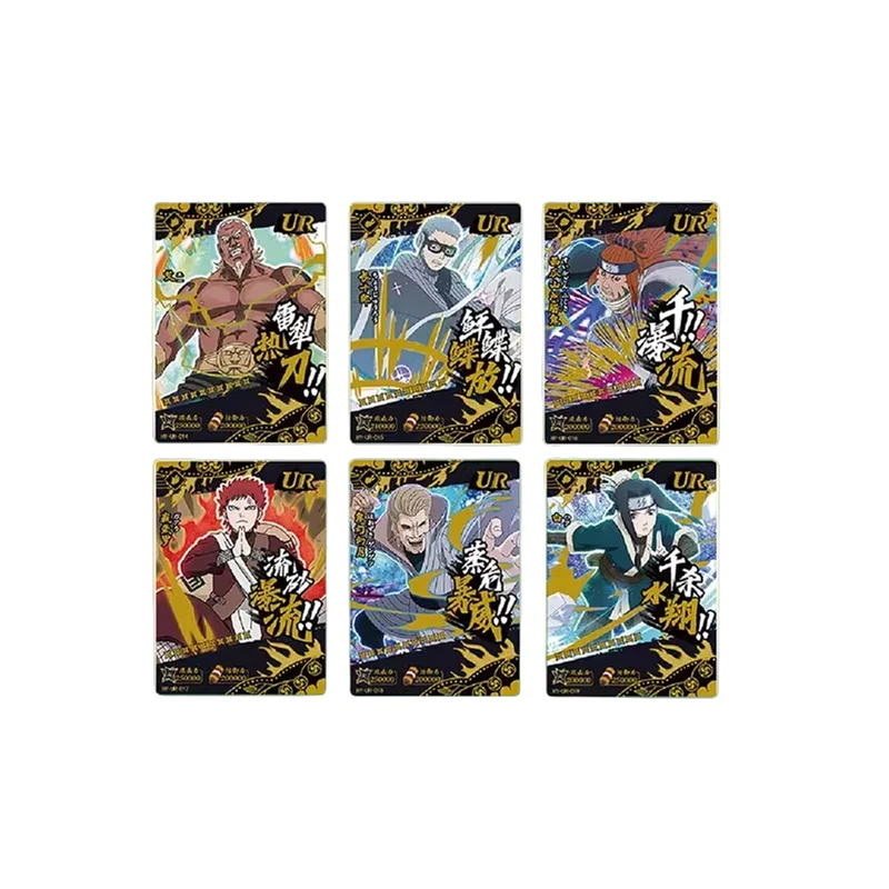 Naruto Cards Booster Collection Cards Uzumaki Sasuke Ninja Game Rare Cards Box Flash Cards Toys Children Christmas Gift