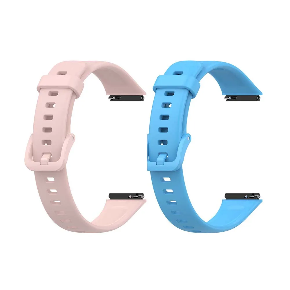 2Pcs Smart Watch Band Soft TPU Strap Replacement for Huawai Band 7 Bracelet Watchband Waterproof Wristband Watches Accessories