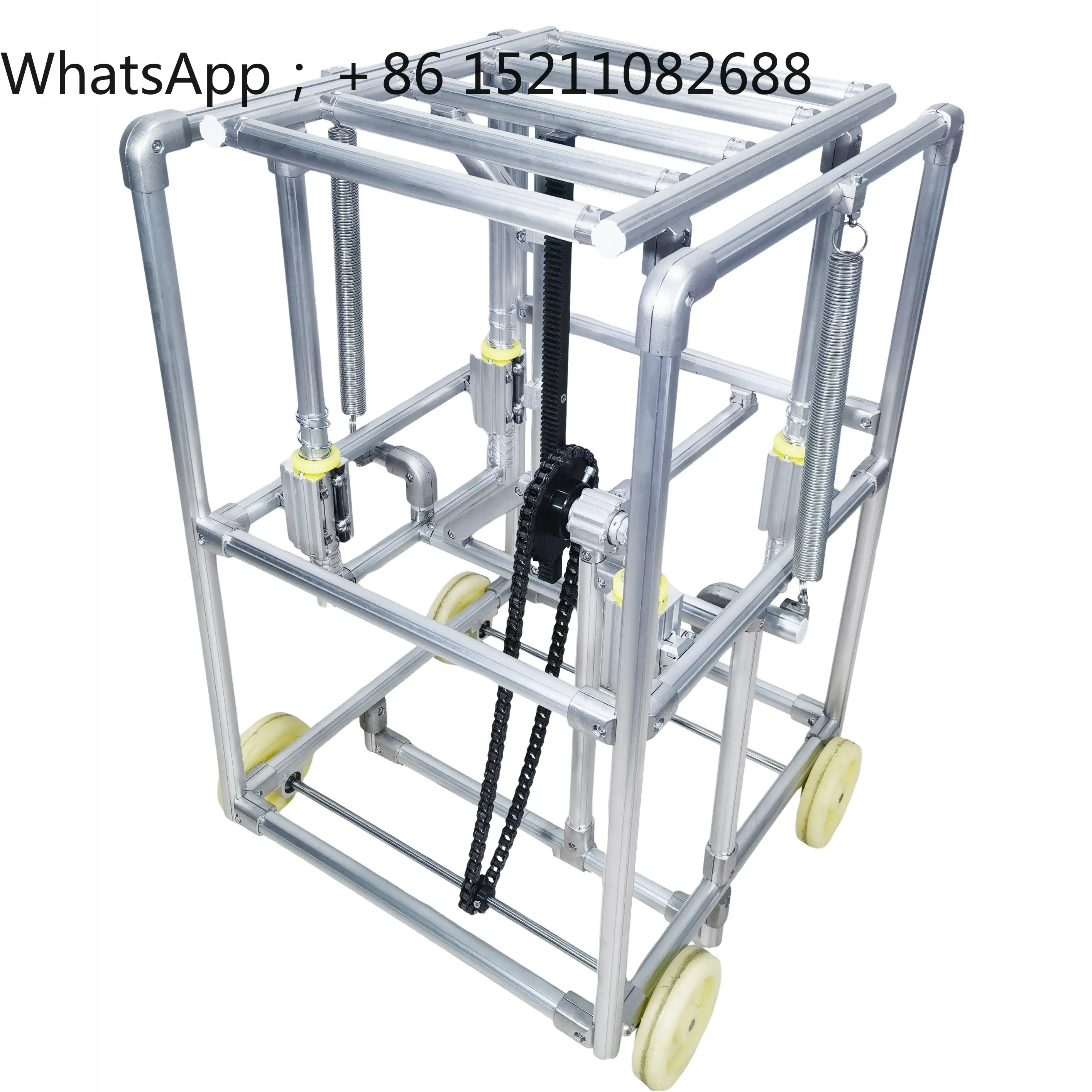 LLY unpowered gravity shuttle car automatic feeding trolley low cost automation third generation lean pipe rod
