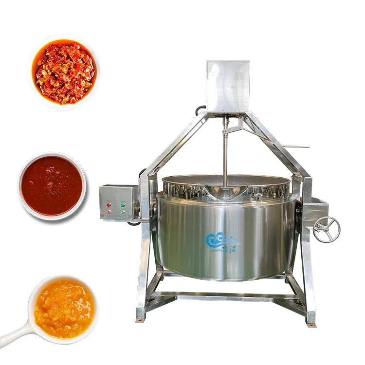

Good After-sales Service Customized Gas Heating Agitated Jacketed Kettle Cooking Pot