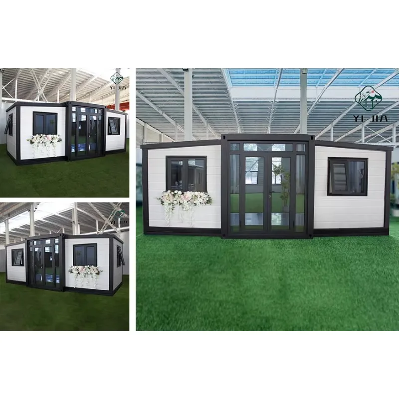 منزل حاوية 3 غرف نوم مكتب حاوية 20 قدم منزل متنقل قابل للطي حاوية شحن 20 بوصة مسبقة الصنع