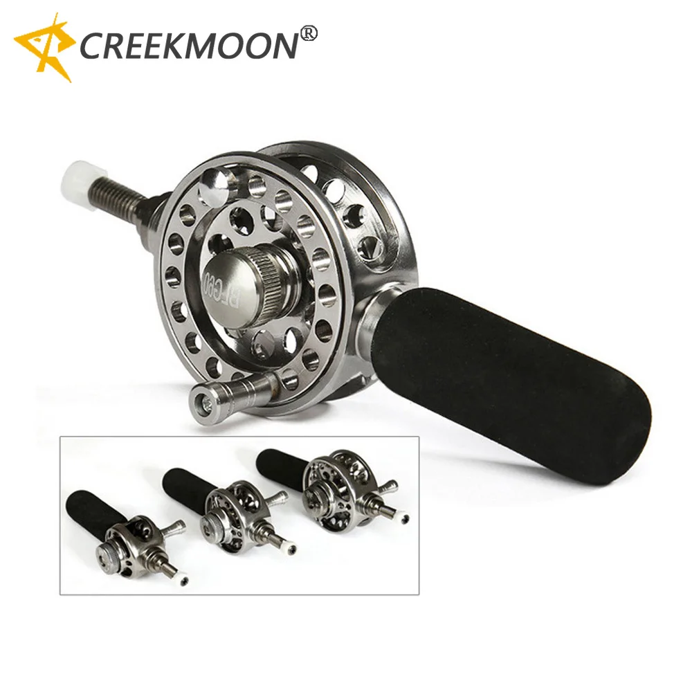 Nuevo Carrete de Pesca Telescópico DIY con Rueda Final Seguro para Peces Grandes BLG50 60 Herramienta para Cañas de Pescar con Hilo Roscado que Pasa por Dentro de la Caña