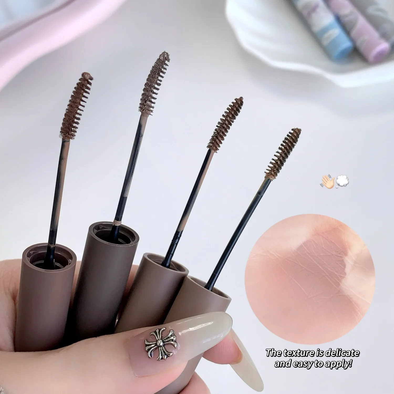 لطيف الطبيعية ضباب الحاجب محسن صبغ هلام تينت ماسكارا SHAQINUO طويلة الأمد سريعة الجافة الصباغة الحاجب الوشم تينت الحاجب ماكياج