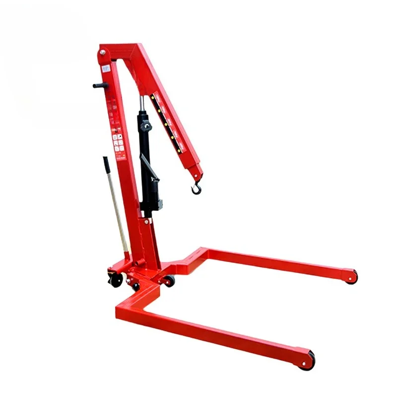 

1 ton heavy duty European car engine folding crane manual hydraulic engine crane
