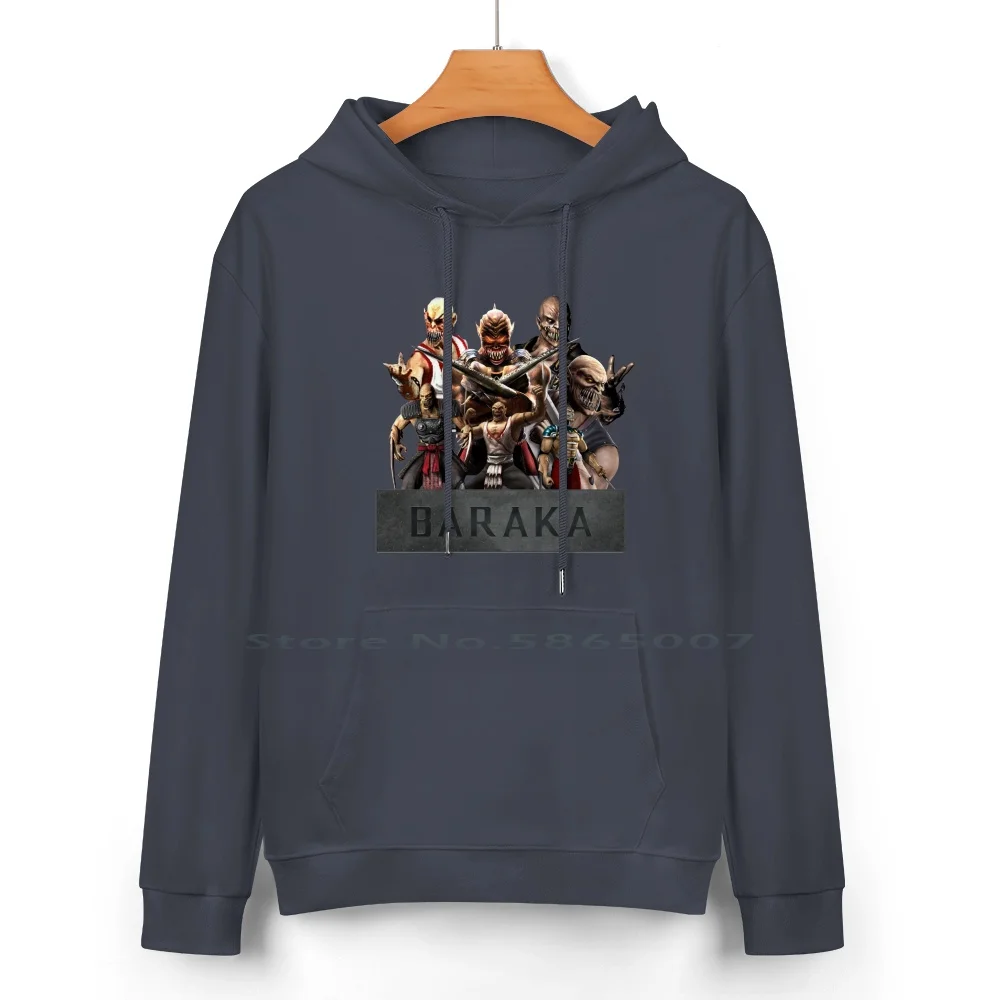 Mortal Kombat-Baraka Cotton Hoodie Sweater 24 Colors Baraka Mortal Kombat 2 Video Game Sub Zero Lui Kang Kung Lao Reptile