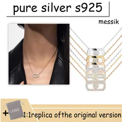 Luxury Jewelry S925 Pure Silver SO MOVE Necklace, Personalized and Avant garde Jewelry, Women's High Quality Charms Party Gift