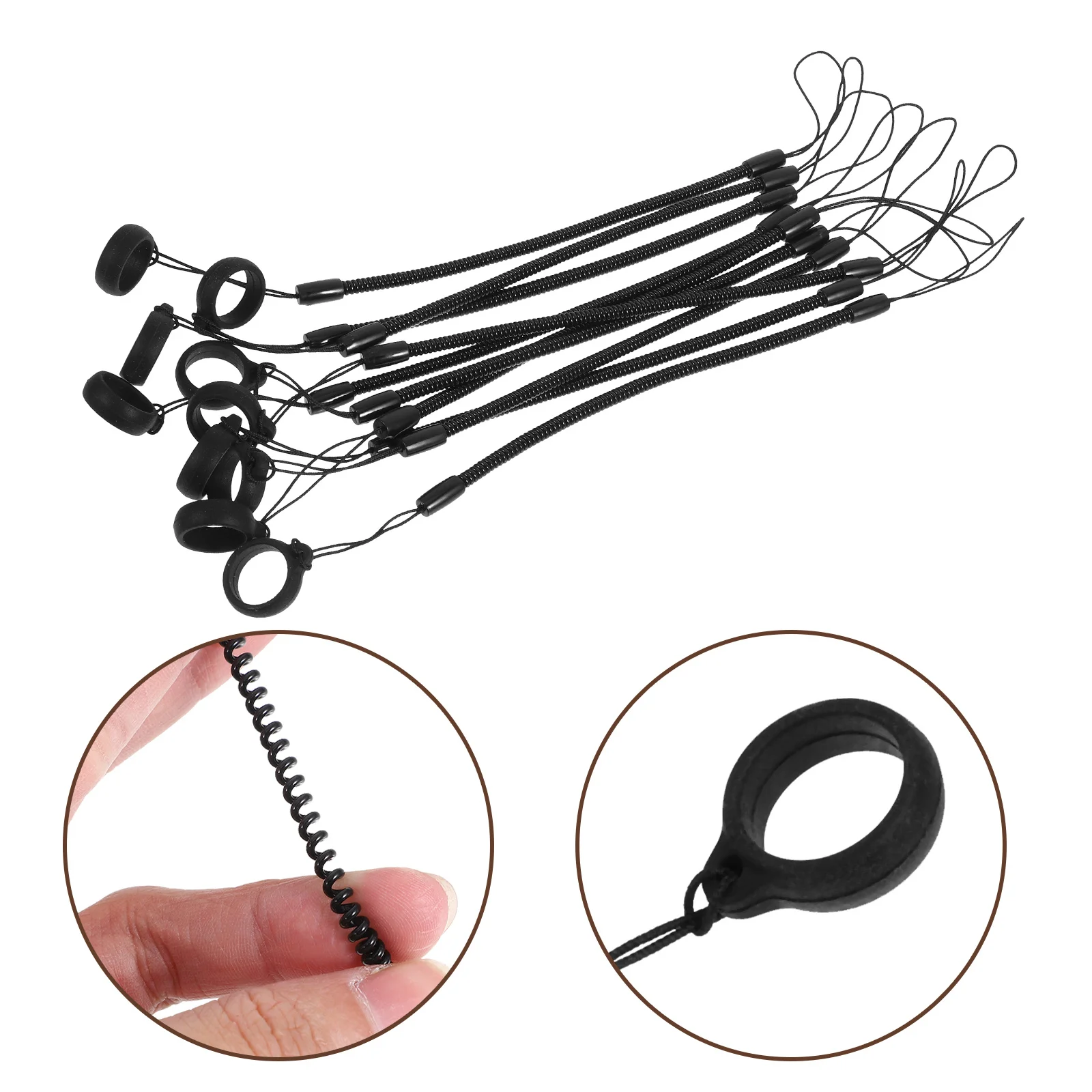 

10 Pcs Anti-lost Rope for Stylus Convenient Pen Lanyard Elastic Touch Pens Chain Spring Straps