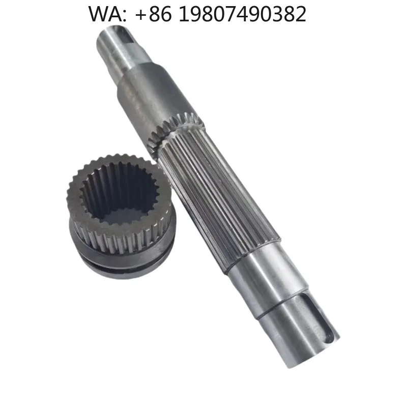 Custom Non-standard Gear Shaft & Spiral Bevel Gear, Mining Spline Sleeve Parts, High Stability Components for Mining Constructio