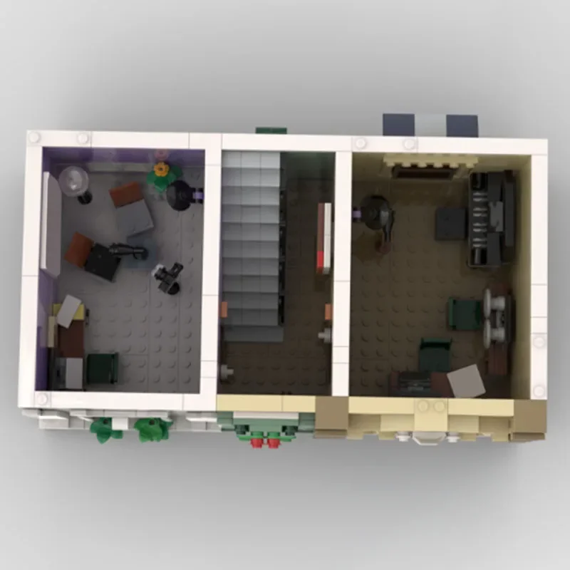 2476pcs MOC LP Shop & Live Streaming Studio Architectuur Bouwstenen Model Assemblage Speelgoed Kinderen Festival Geschenken