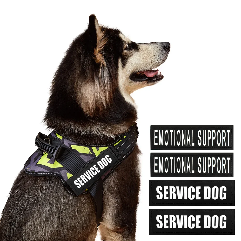 Custom Dog Harness Vest ID Patches NO PULL Breathable Mesh Reflective Safety Pet Harness For Outdoor Walk Training Vest Harness