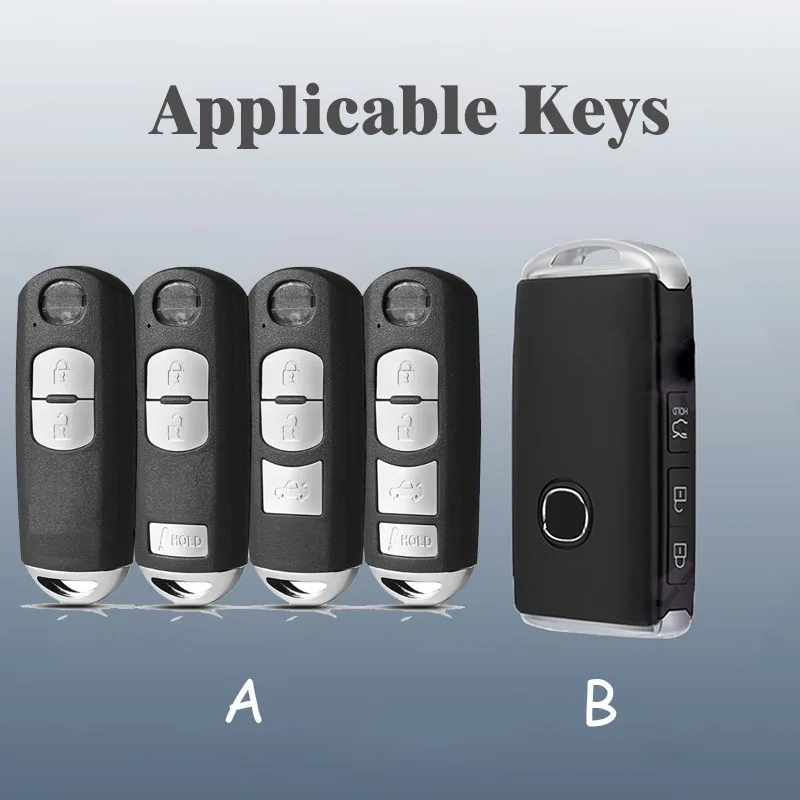 New Car Remote Key Case Cover Shell For Mazda 3 Alexa CX30 CX-4 CX5 CX-5 CX8 CX-8 CX-30 CX9 CX-9 Protector Fob Accessories