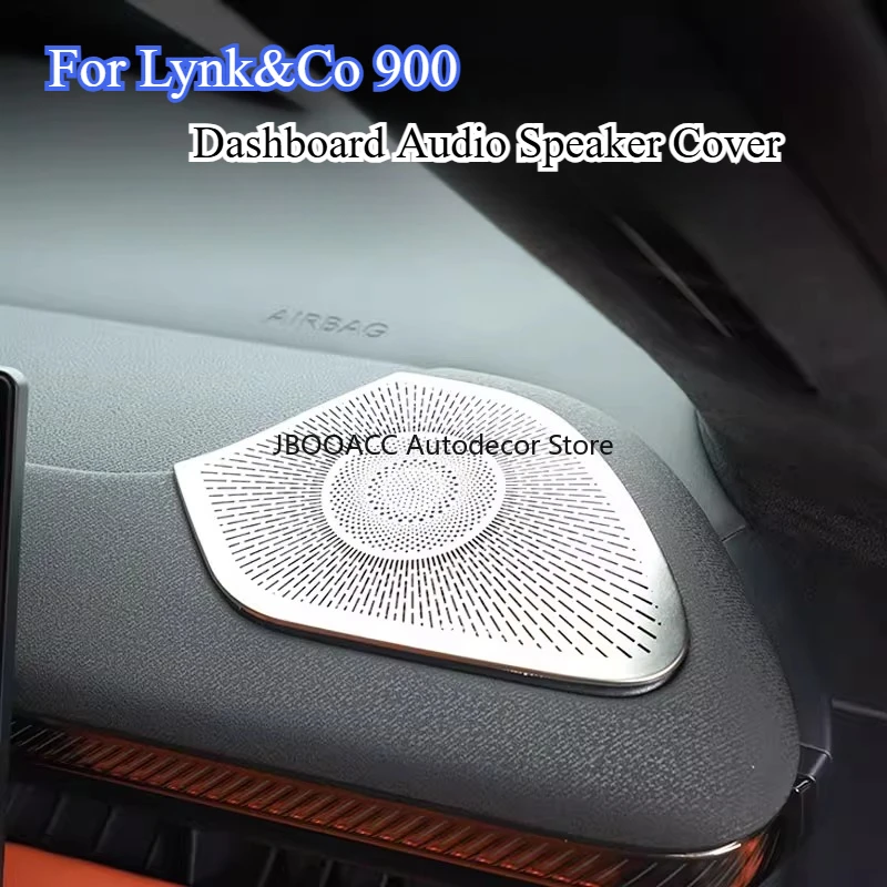 For Lynk&Co 900 Car Dashboard ‌Audio Speaker Cover Horn Instrument Panel‌ Trim Sticker Car Accessories Interior Modification
