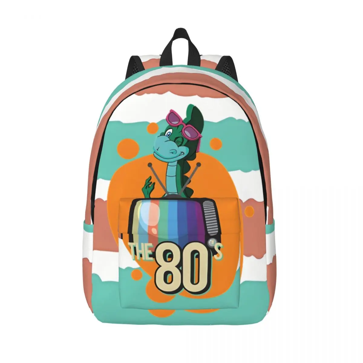 

Weekend Picnic Orange Wind Retro Washable Kawaii Denver the last dinosaur Daypack For Women Rucksack Birthday Gift