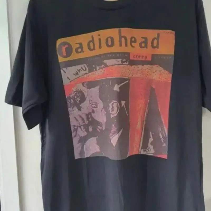 

Футболка Radiohead Vintage Look, размер XL 22, футболка в стиле ретро с измерением груди