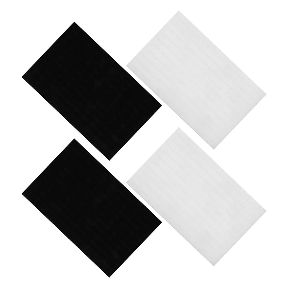 

4 Pcs Jewelry Box Cushion Sponge Insert Mats Pad for Ring Display Shell Inserts