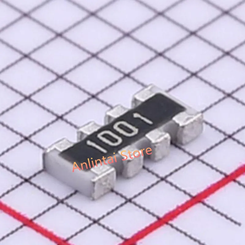 100PCS SMD Network Resistor Arrays 1001 0603x4  0402x4  1kΩ ±1% Contact customer service for other models.