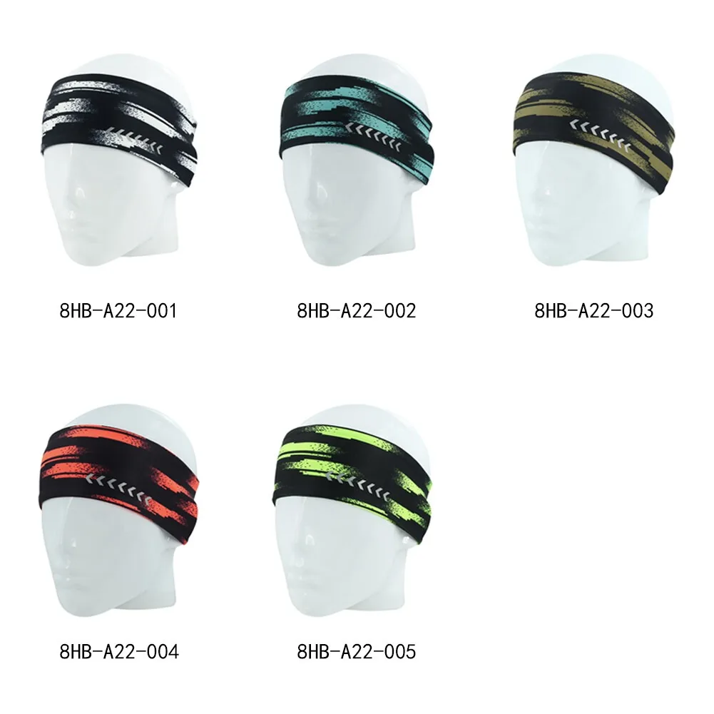 Sport all'aria aperta Capelli riflettenti Sudore per uomo Donna Fascia da corsa Fascia invernale Ciclismo Fitness Allenamento Fascia per yoga