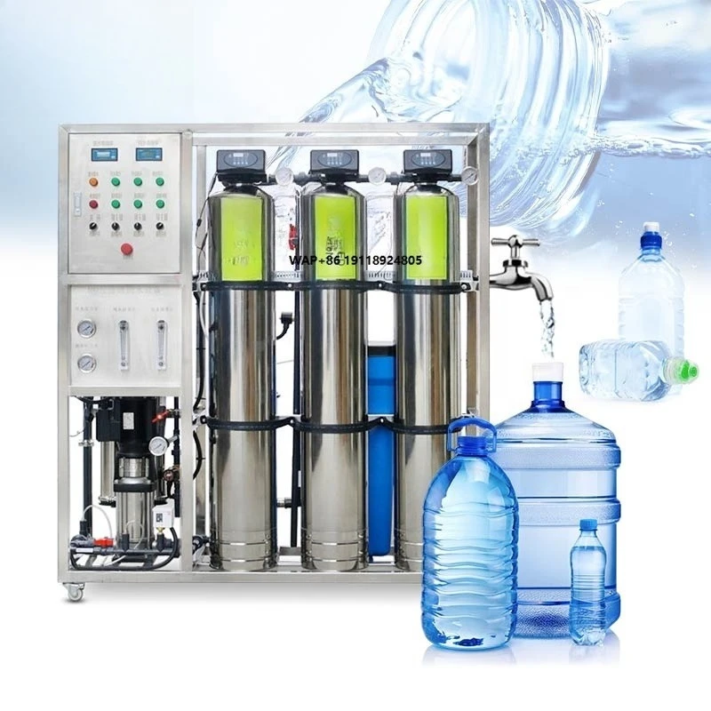 

500l 1000 Lph Osmoseur Inverse Ro Deep Well Borehole Water Desalination Filtration System Compact