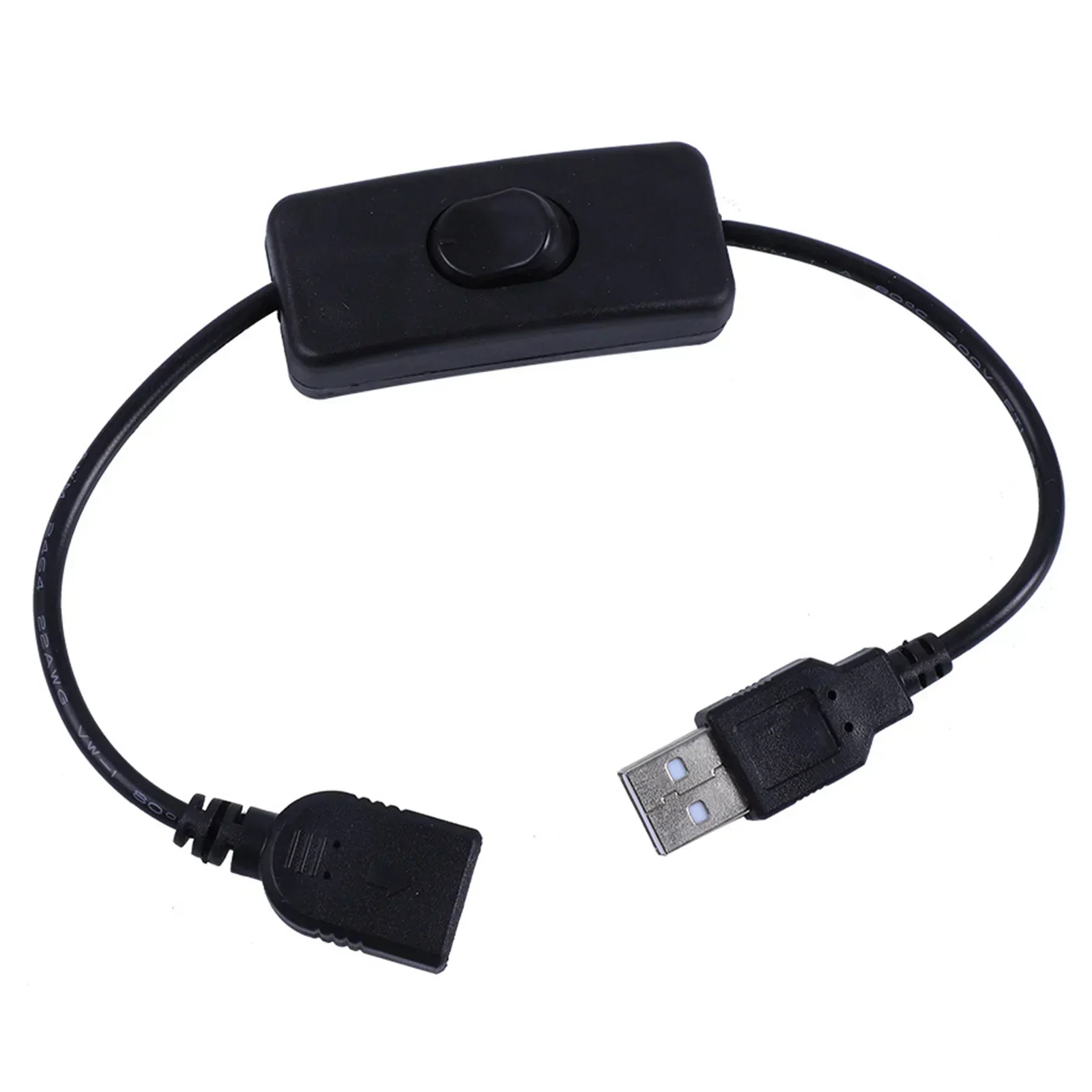 

USB-кабель с переключателем включения-выключения, 30 см, удлинительный кабель «папа-мама», прочность провода 28AWG, отлично подходит для прикроватных ламп
