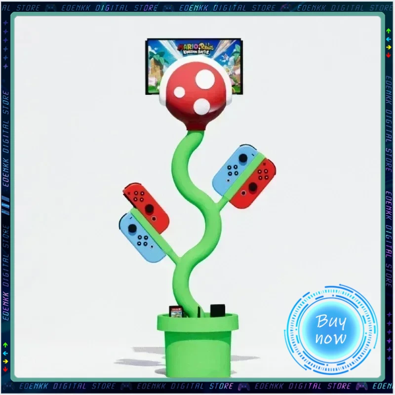 

1Pcs Switch Stand Storage Holder Accessories Ns Cannibal Flower Organizer Rack Charging Desktop Ornament Birthday Gift Toys
