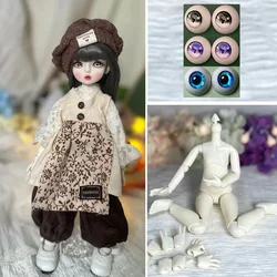 Fashion 1/6 BJD Doll Full Set 30cm Princess Doll with 3 Pair Eyes Kids Girls Doll Toy Birthday Gift ( Open Head)