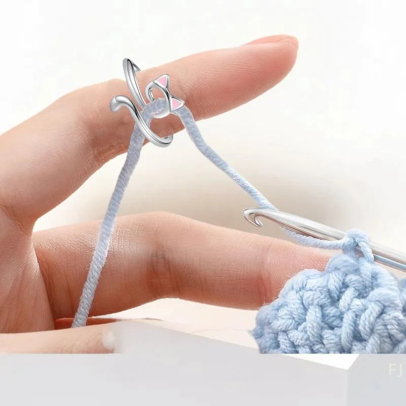 

[YU]3pcs/set Crochet Loop Ring Thread Ring Crochet Yarn Guide Accessories Ring Wool Crafts