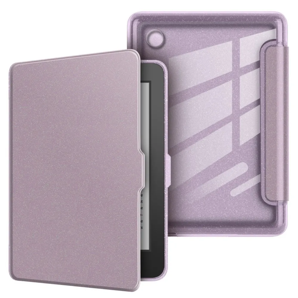 6 inch Protective Case Glitter Powder Auto Wake/Sleep Acrylic Back Cover 5th/6th/7th Gen Clear for KOBO Clara Color/2E/BW