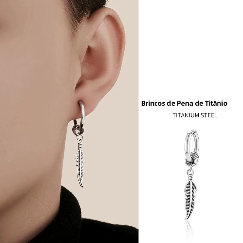 brincos-de-pena-em-aco-titanio-para-homens-design-Unico-simples-e-moderno-acessorios-de-moda-para-meninos