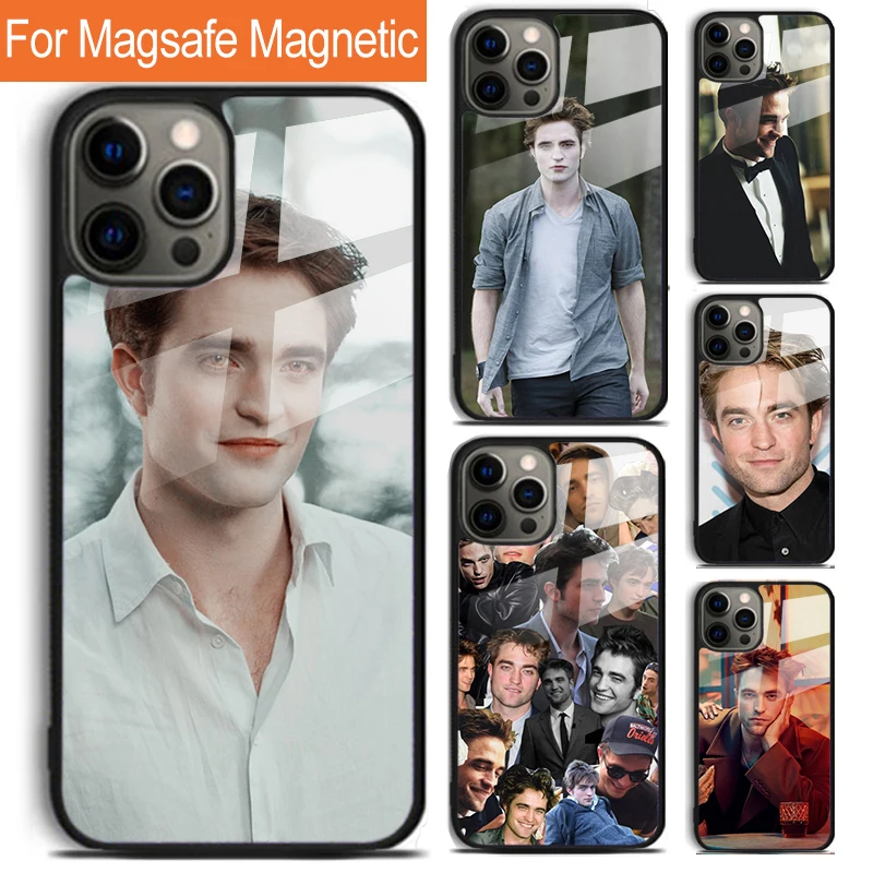 Twilight Edward Cullen Phone Case For iPhone 16 15 14 13 12 11 Pro Max Plus Magsafe Magnetic Wireless Charging Cover