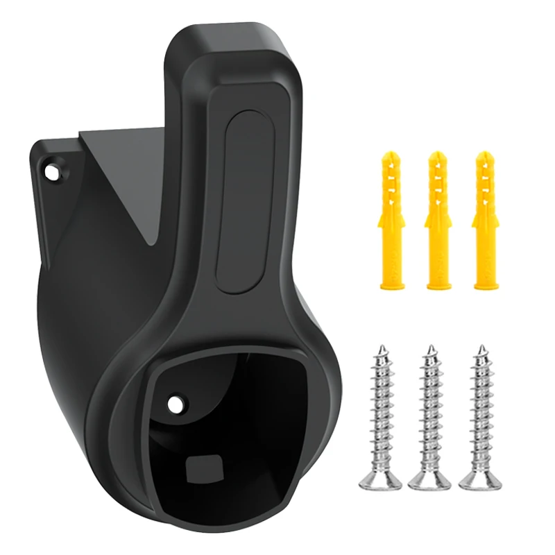 EV Charger Holder Nacs Connector Socket Plug Wall Mount Electric Car Charging EV Charger Cable Holder