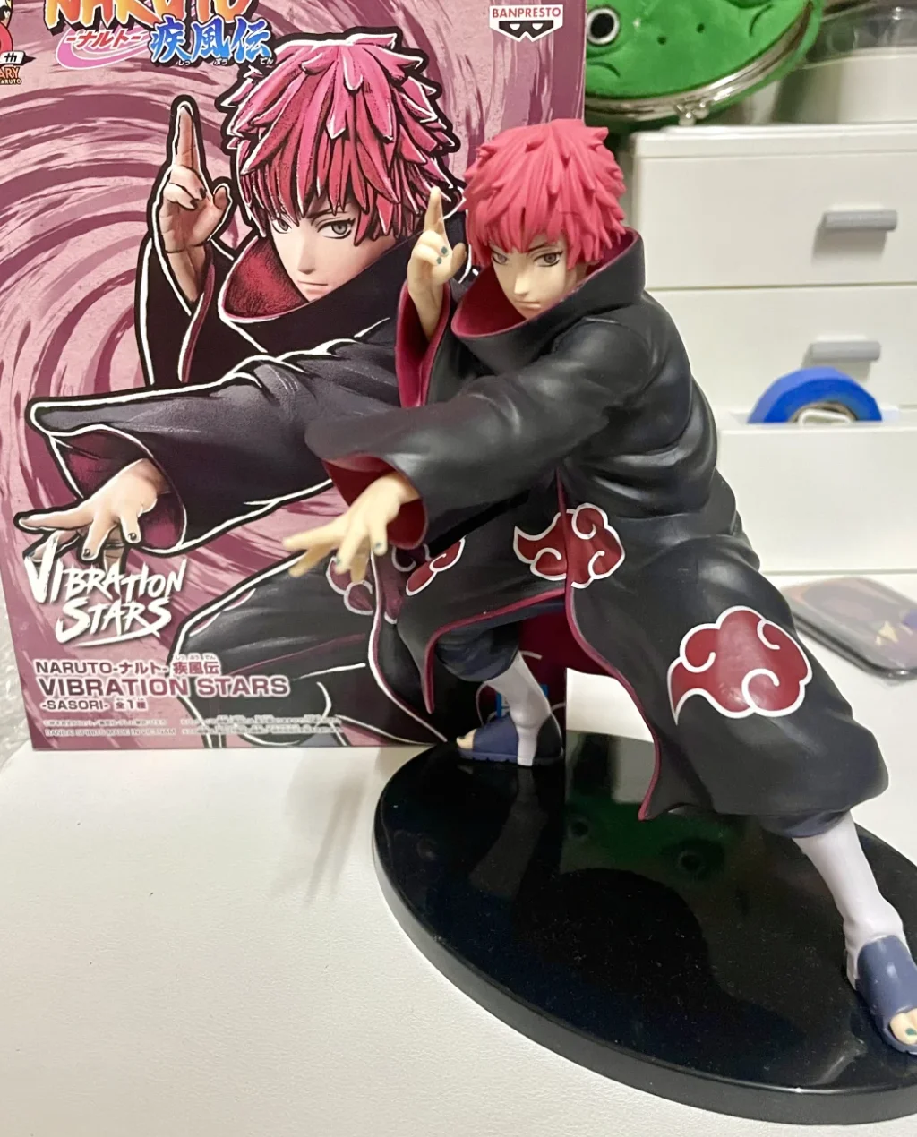 

Original Bandai Genuine Vibrant Stars Naruto Shippuden Sasori Deidara Toy Decoration Desktop Ornament Gift for Boyfriend