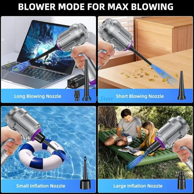 

U13C Multiple Surfaces Car Vacuum 18000Pa High Suction 15 to 35 Mins Runtime Option