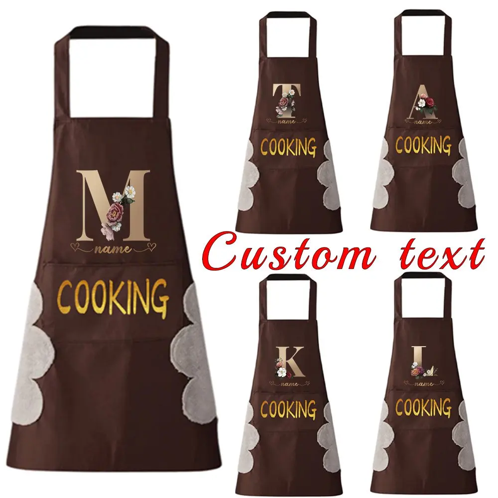 

Personalized Customization Is Suitable for Restaurants,Baking Kitchens. Cooking Fashion Aprons, Unisex Waterproof and Durable